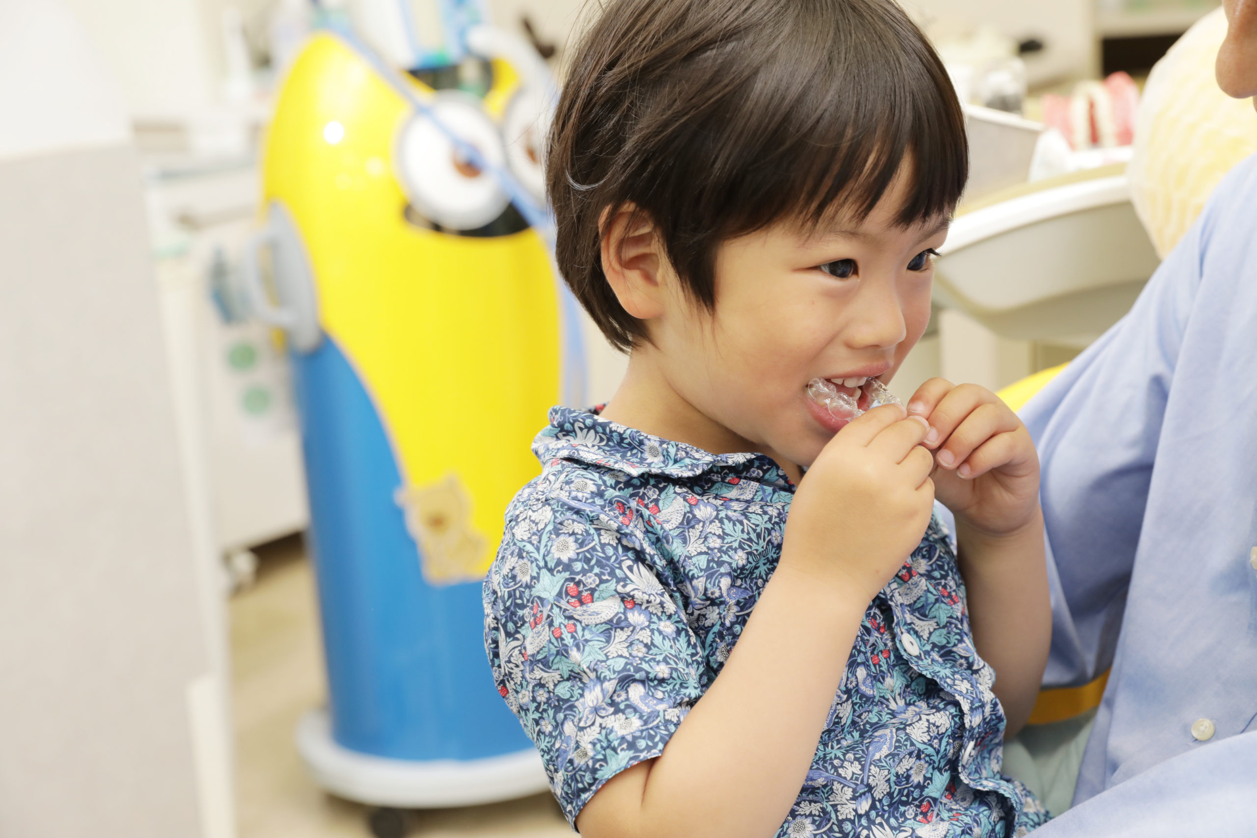 子供の矯正治療、受け口をプレオルソ（マウスピース）で治すことが