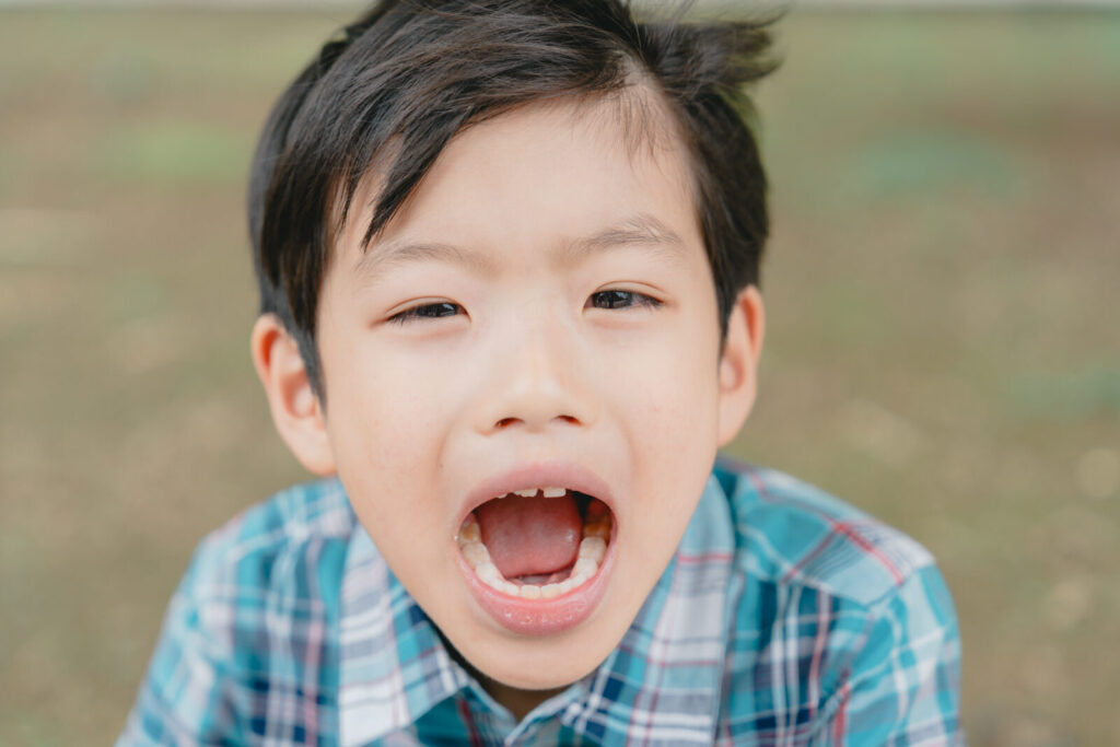 子供の歯並び